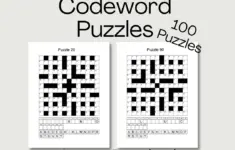 100 Codeword Puzzles Coded Crosswords