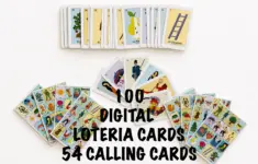 100 Hand Illustrated Loteria Boards O