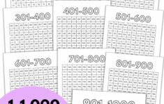 1000 Number Charts