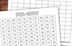 1000 Number Charts