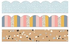 109632 E1 We Belong Patterned Printable Bulletin Board Borders Set 109632 E1