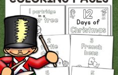 12 Days Christmas Coloring Pages