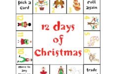 12 Days Christmas Printable Game