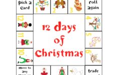 12 Days Christmas Printable Game