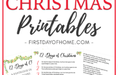 12 Days Of Christmas Printable