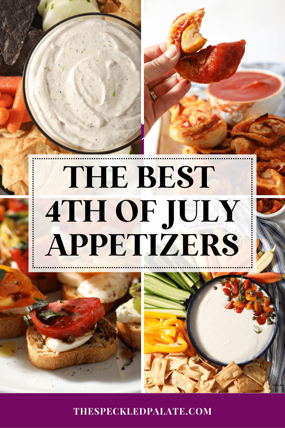 12 Patriotic Red White And Blue Appetizers