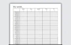 15 Minute Weekly Planner Productivity