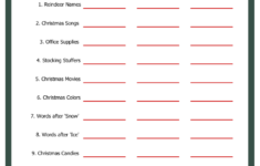 15 Office Holiday Party Games With Free Printables