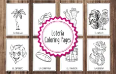 16 Loteria Coloring Pages Mexican