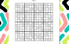 16x16 Printable Sudoku Puzzles