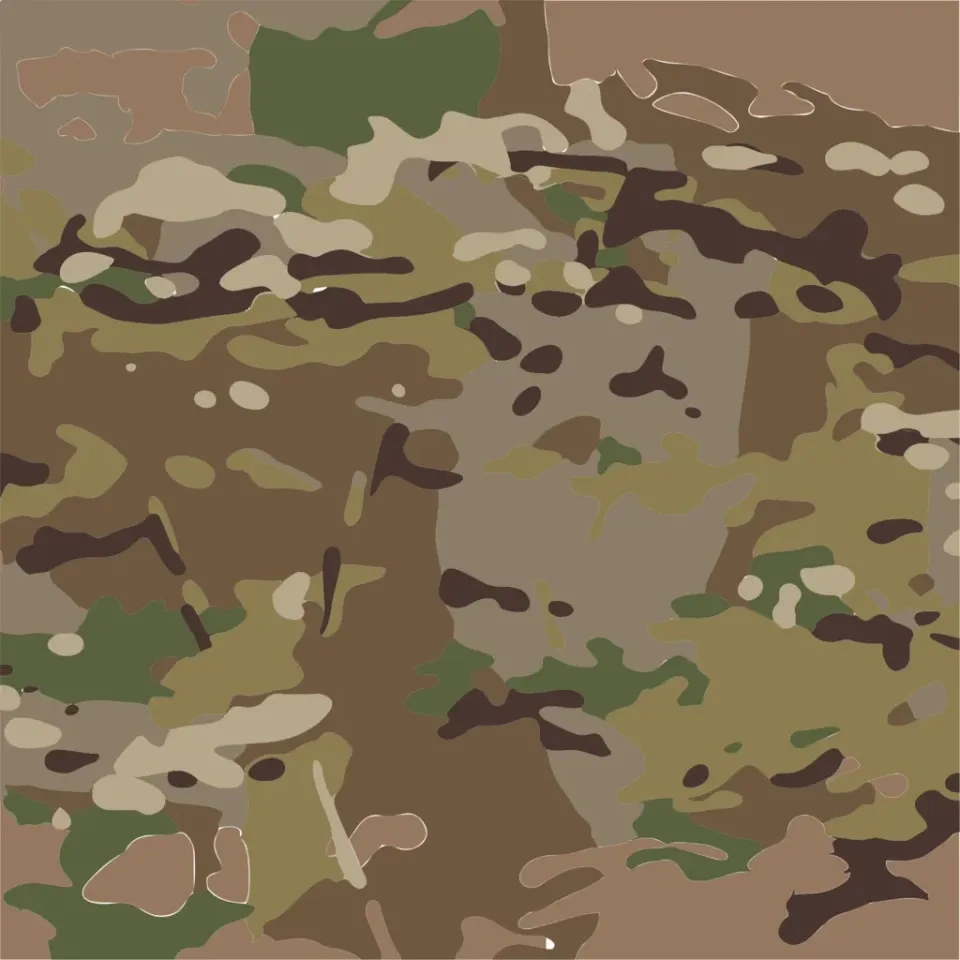 186750 Camouflage Stencil Set