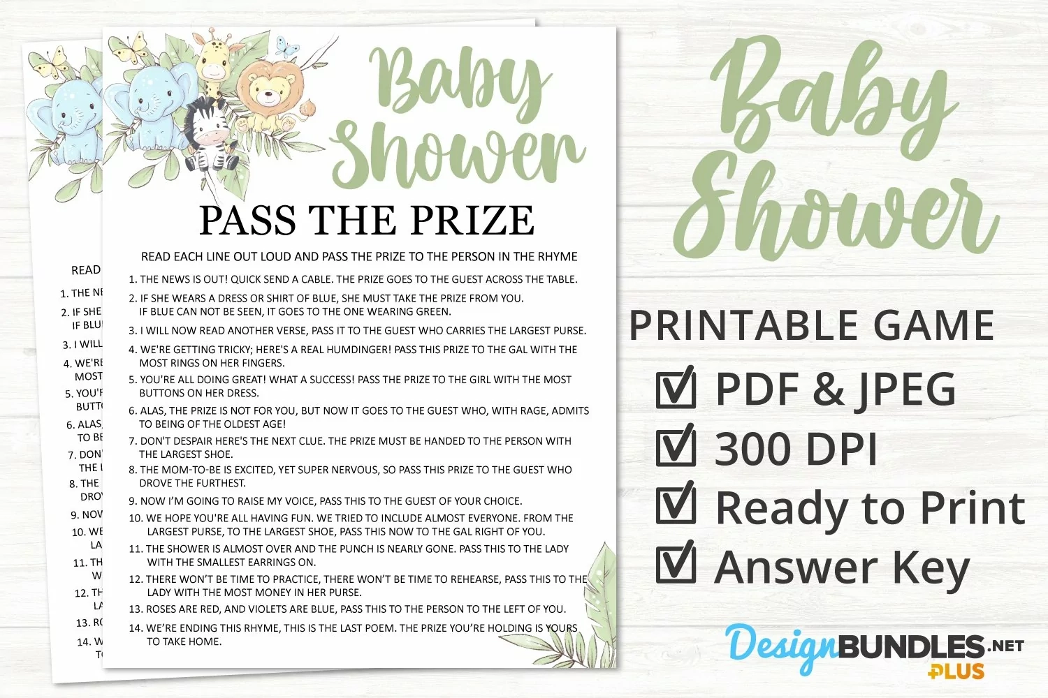 1953349 Pass The Prize Baby Shower Games Printable Party G 1953349 Pass The Prize Baby Shower Games Printable Party G