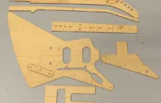 1958 Korina Explorer Guitar Template Set