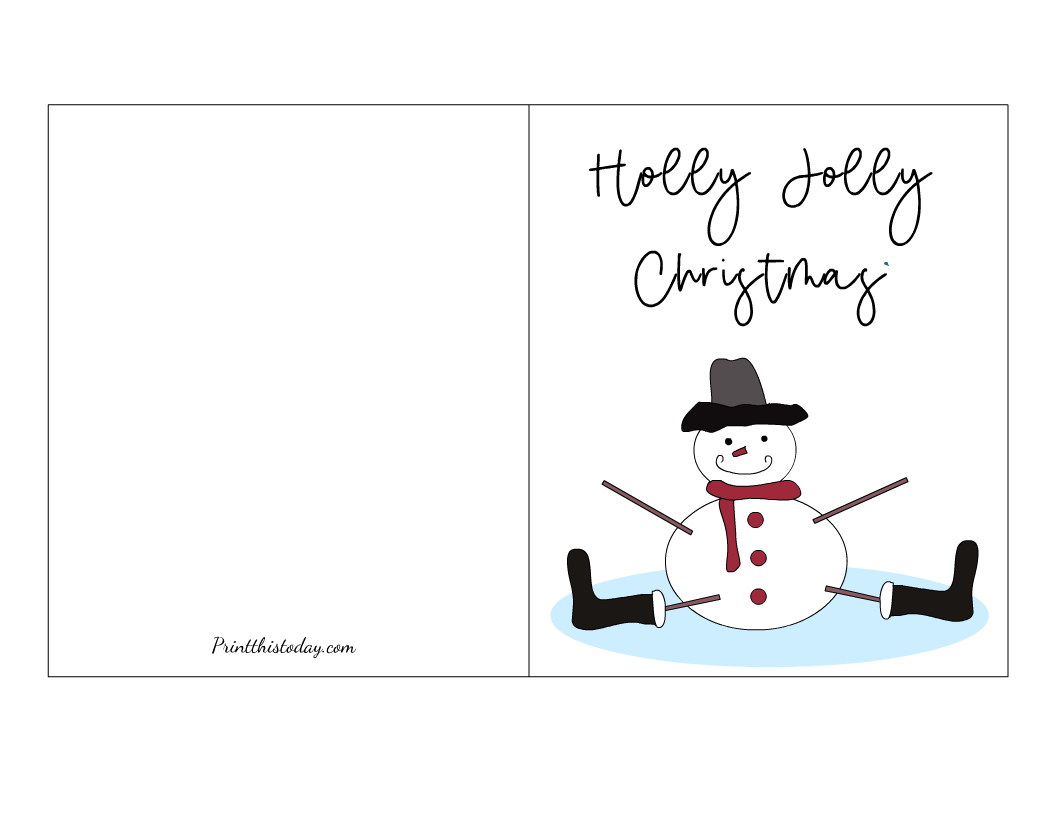 20 Free Printable Christmas Cards For Everyone 20 Free Printable Christmas Cards For Everyone