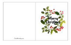 20 Free Printable Christmas Cards For Everyone