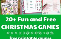 20 Free Printable Christmas Games For The Whole Family