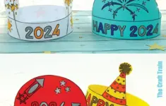2024 New Year Party Hats