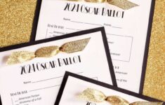 2024 Printable Oscar Ballot