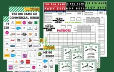 2026 Big Game Party Game Printable The