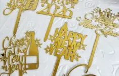 2026 New Year Cake Topper Gold 1601594157678