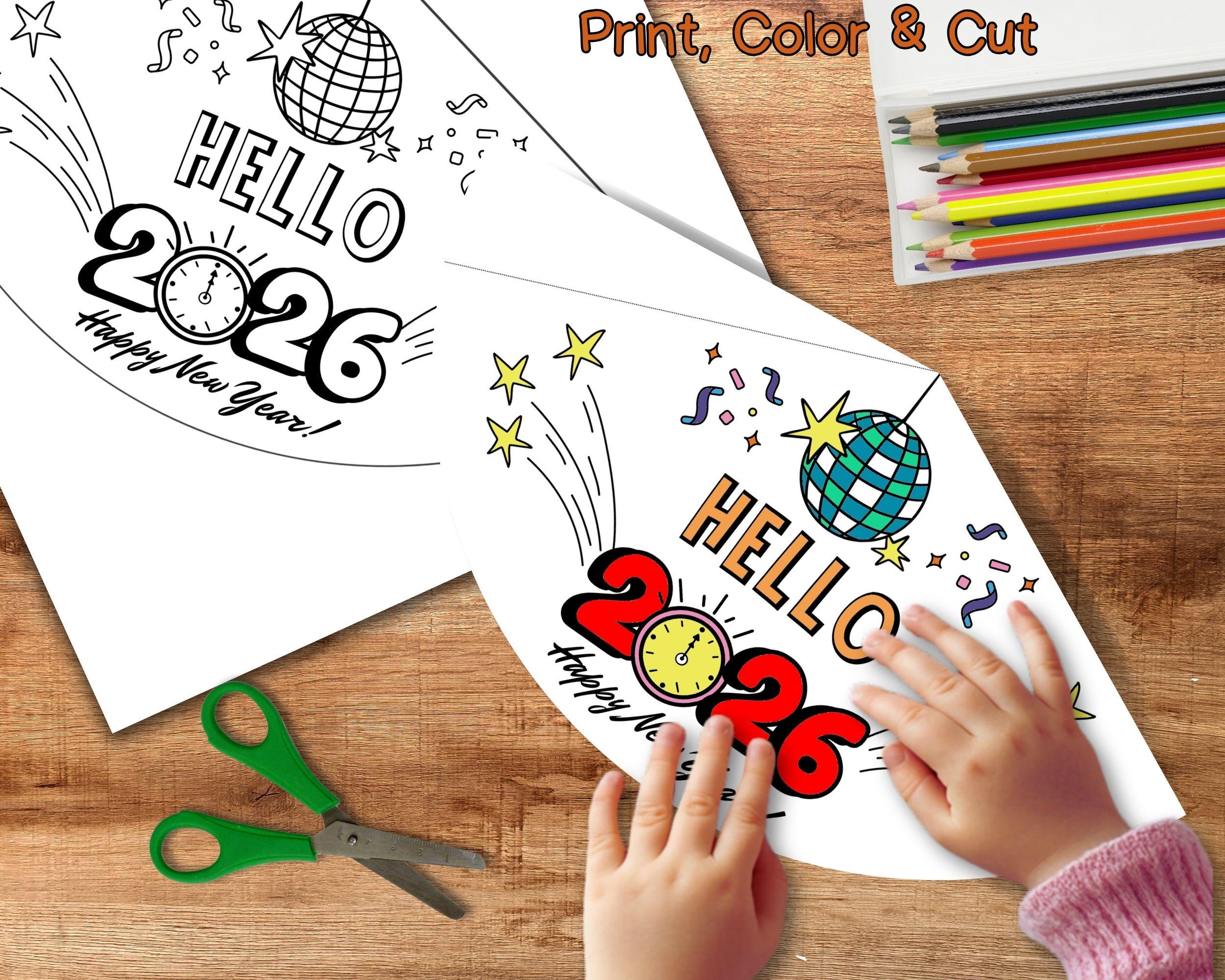 2026 New Year Party Hat Make Your Own 2026 New Year Party Hat Make Your Own