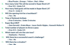 20260204 Super Bowl Prop Sheet The Best Printable Super Bowl Party Prop Sheet For 2026