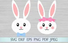 205557 Easter Bunny Svg Bunny Face Svg Easter Svg Bunny G