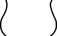 23613 Shield Outline Clip Art