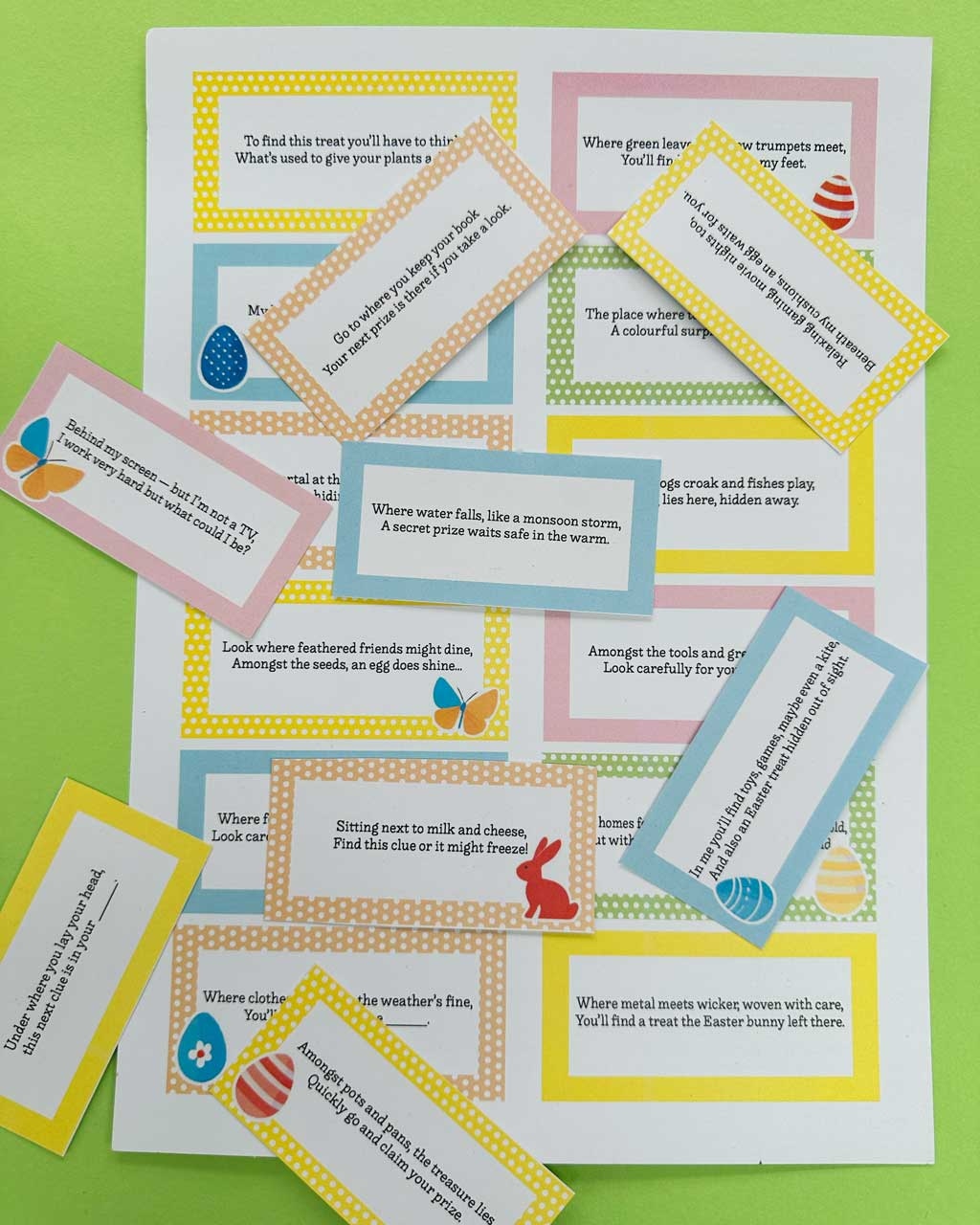 free printable outdoor easter scavenger hunt clues free printable outdoor easter scavenger hunt clues