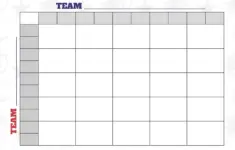25 Square Football Grid Free Google Docs Template