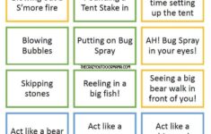 27 Fun Camping Charades Prompts Printable Pdf