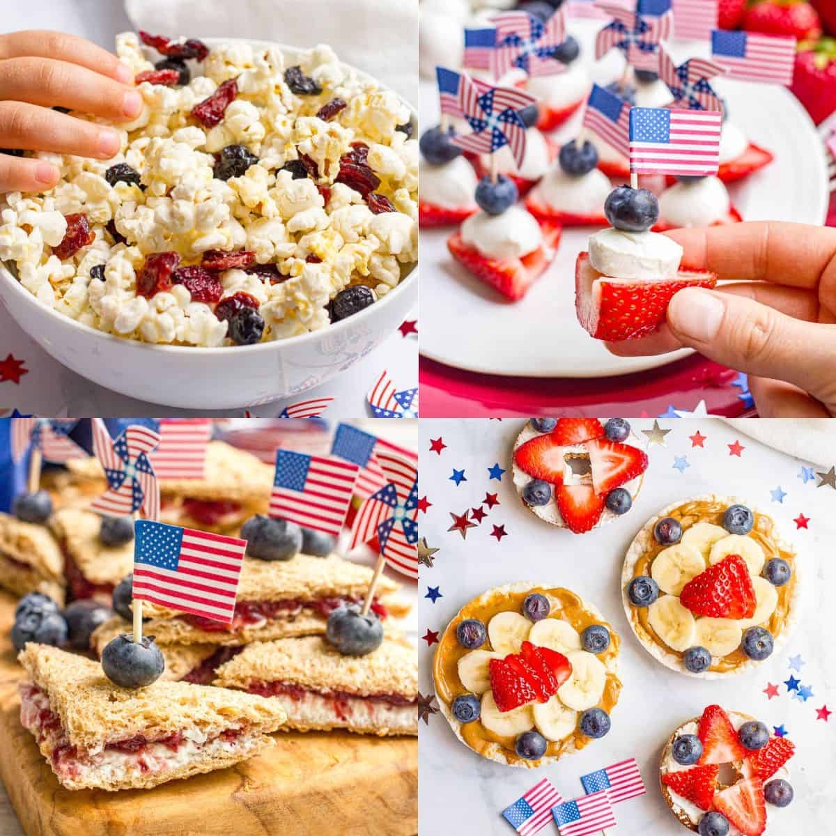 3 Easy Red White Blue July 4th Appetizers