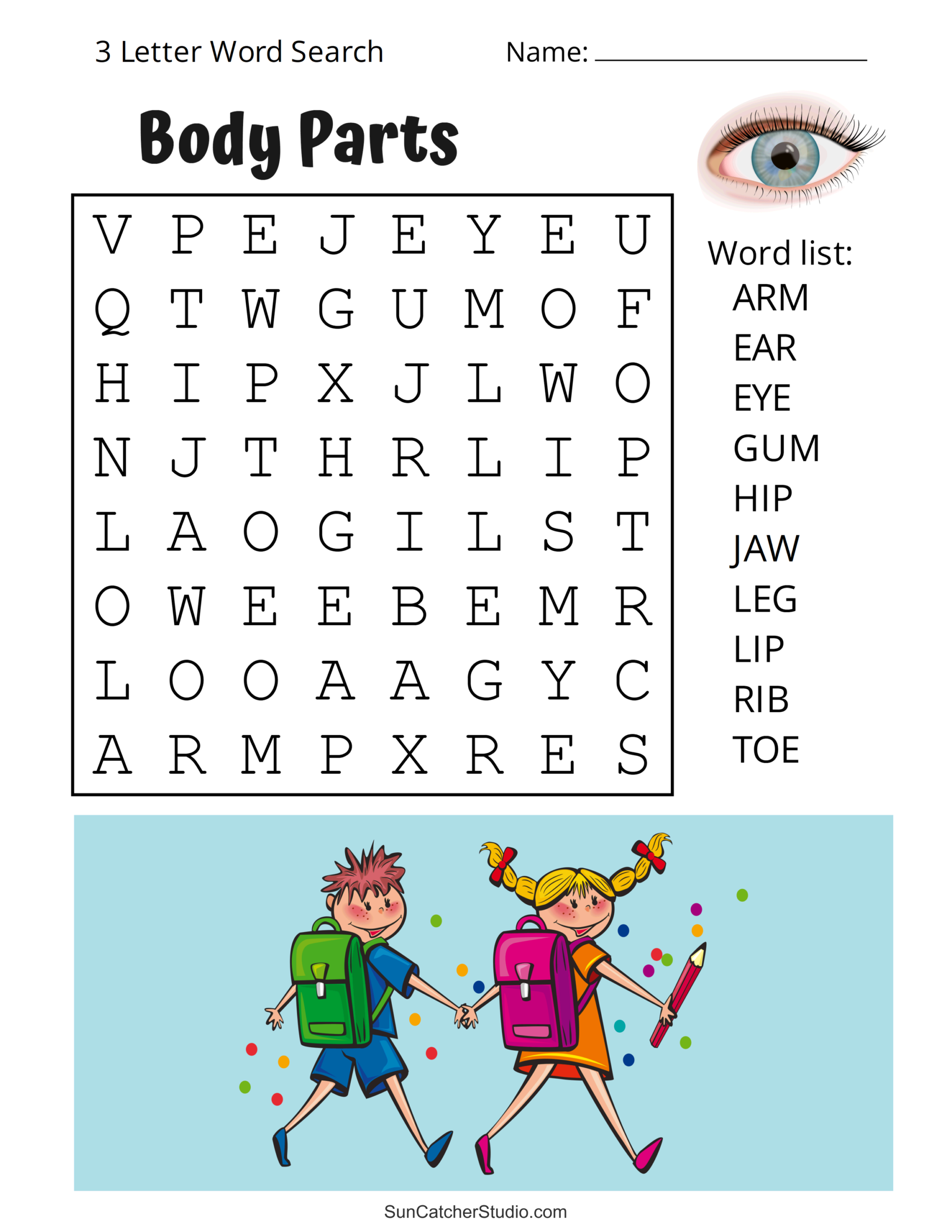 3 Letter Word Search 3 Letter Word Search
