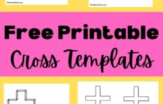 32 Free Printable Easter Crosses And Coloring Pages