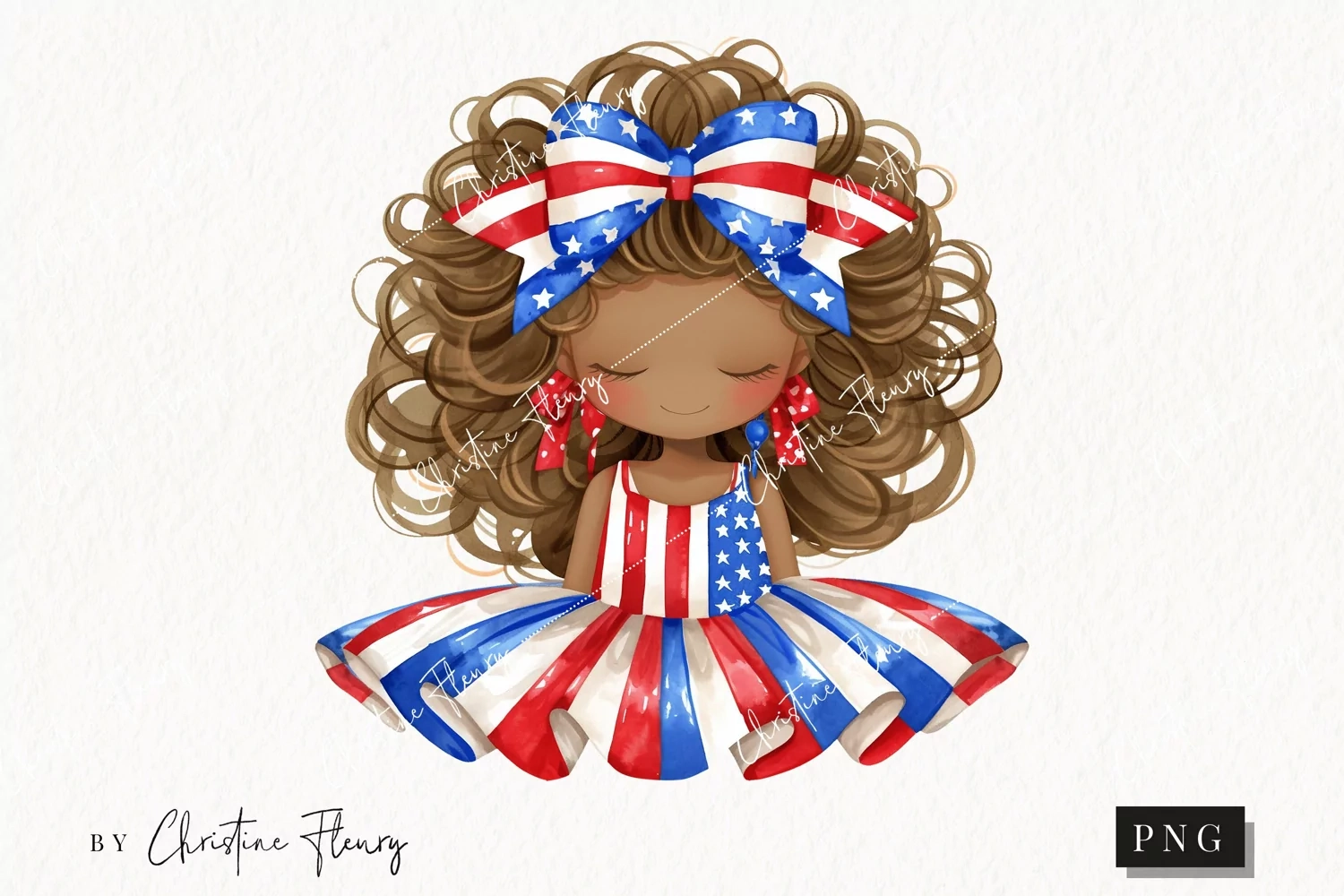 3923524 Cute 4th Of July Girl African American Patriotic P 3923524 Cute 4th Of July Girl African American Patriotic P