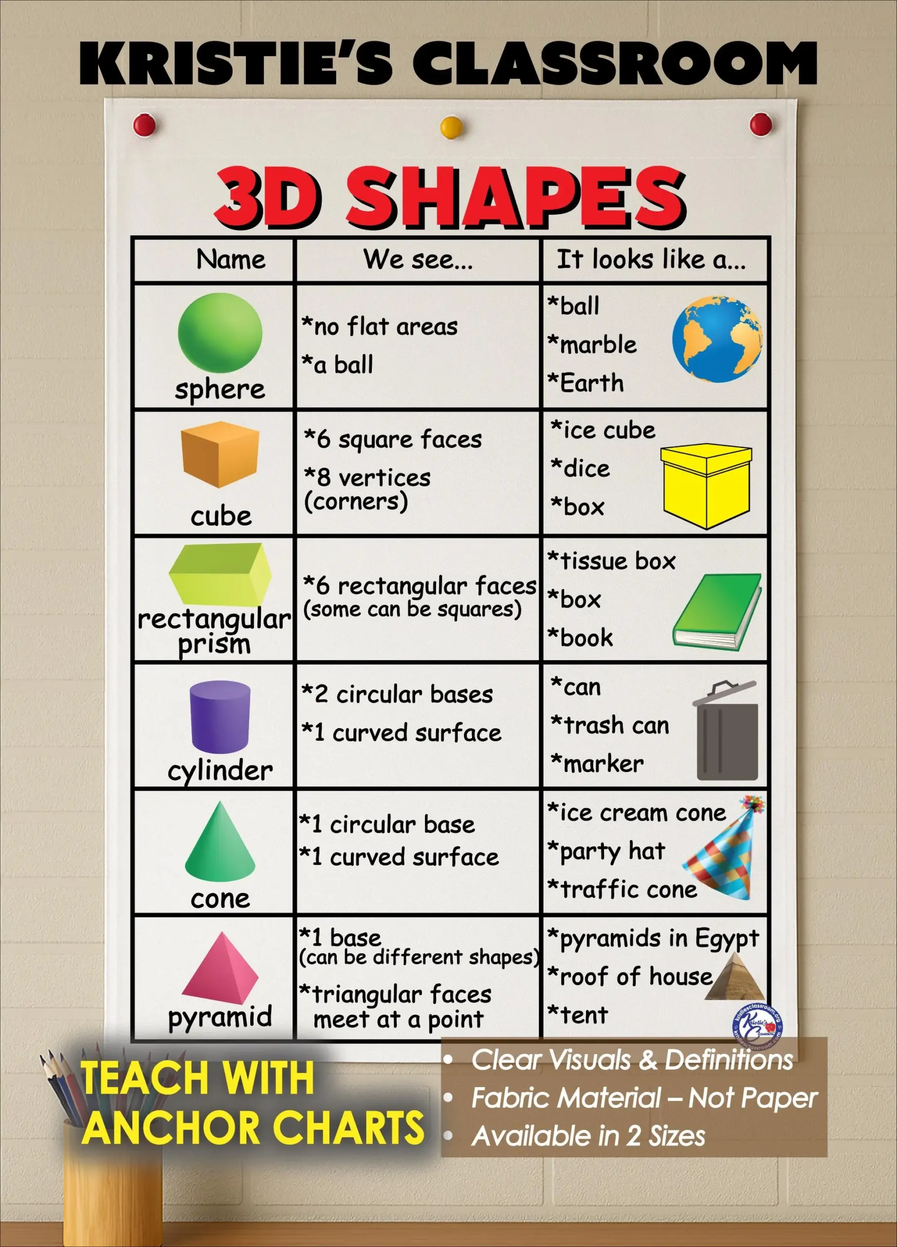 3d shapes anchor chart printable 3d shapes anchor chart printable