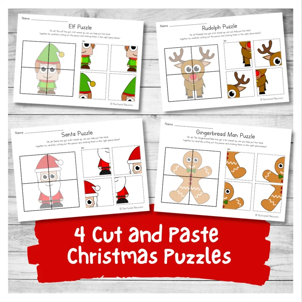 printable christmas picture puzzle printable christmas picture puzzle
