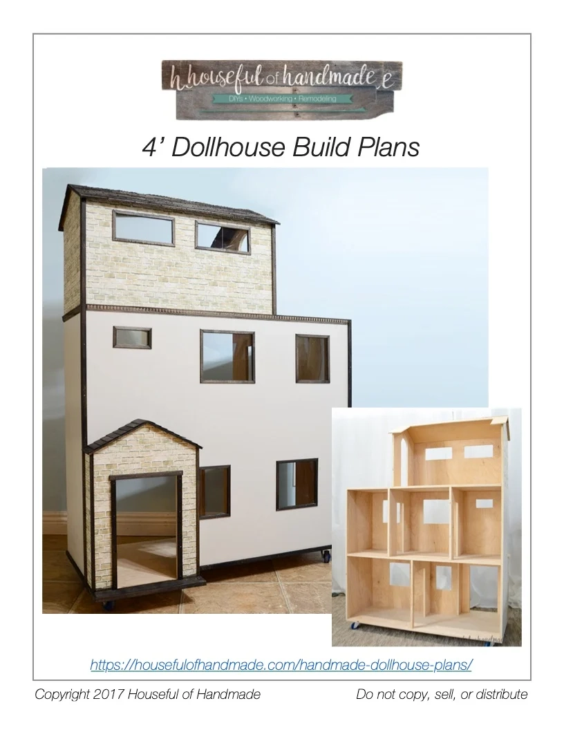 4 Dollhouse Build Plans