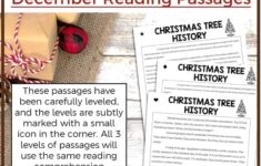 4th Grade December Reading Passages Printable Version