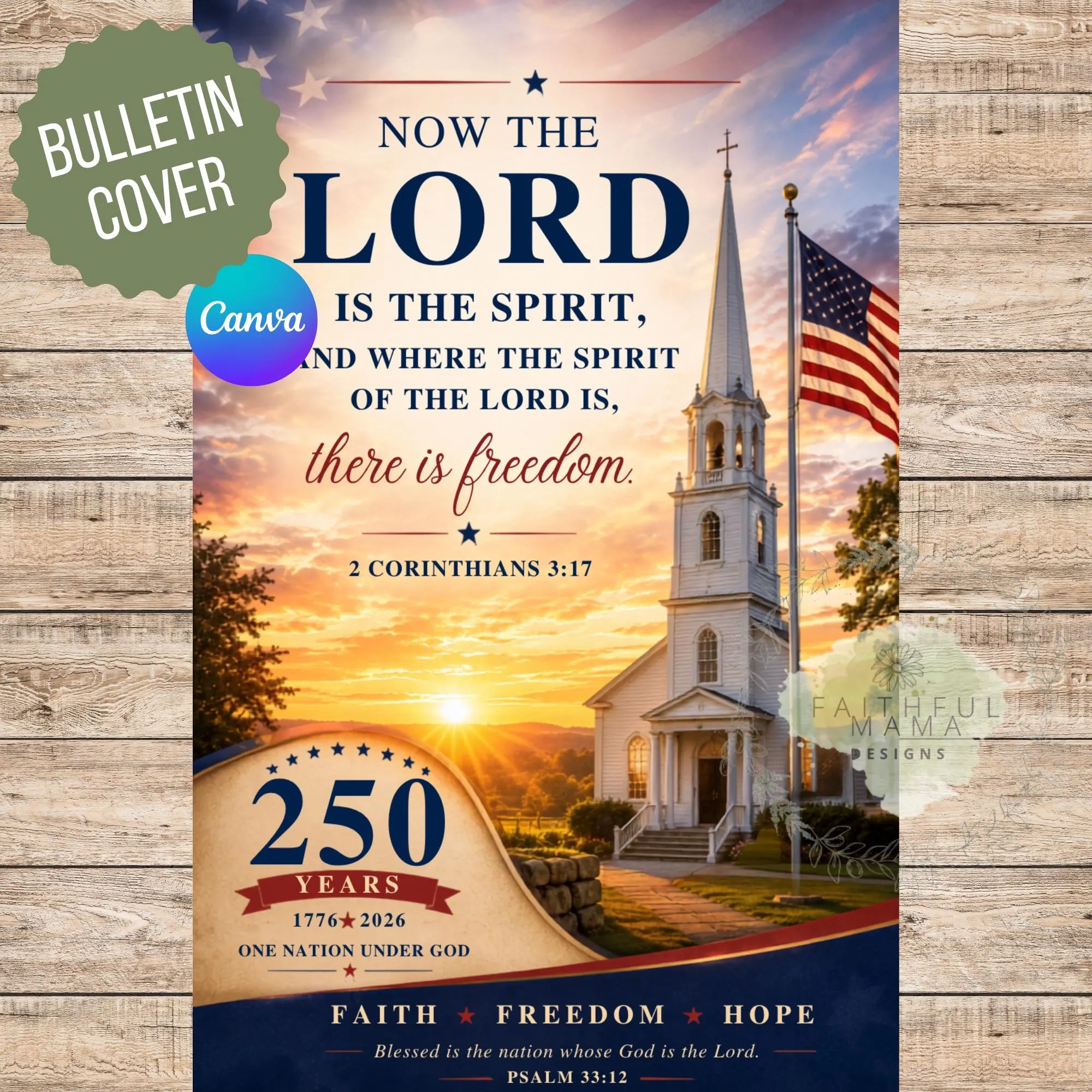 religious 4th of july poems for church bulletins