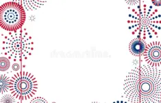 4th July Fireworks Border