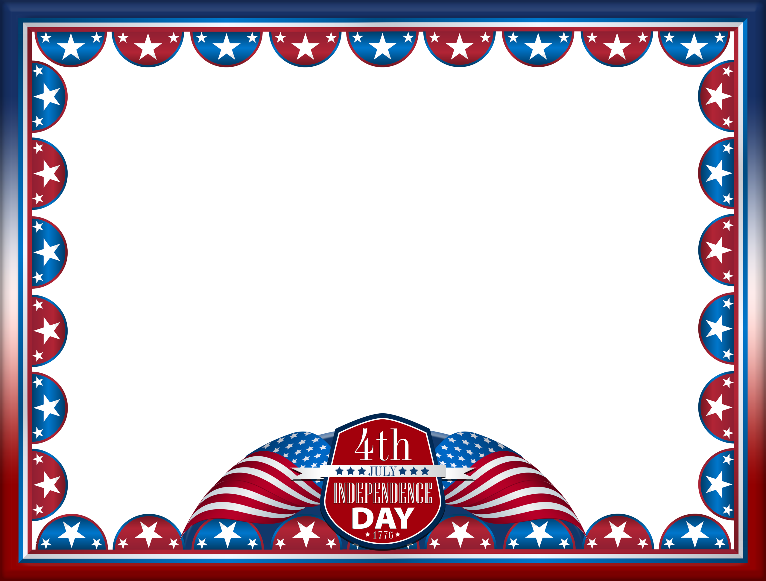 4th July Transparent PNG Frame 4th July Transparent PNG Frame
