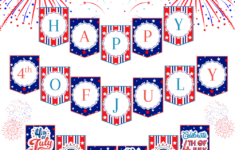 4th Of July Banner Free Printable