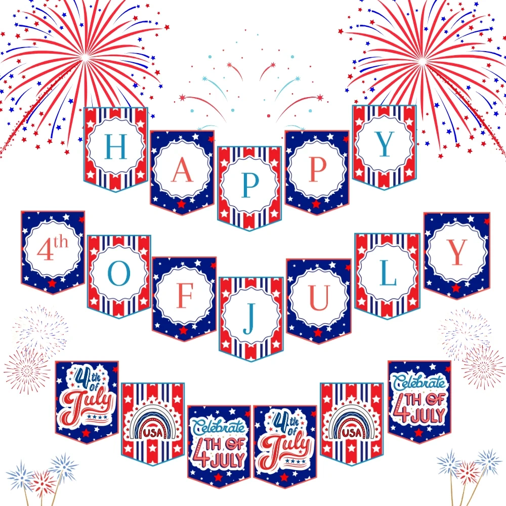 4th Of July Banner Free Printable