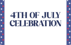 4th Of July Border