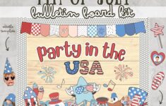 4th Of July Bulletin Board Kit July