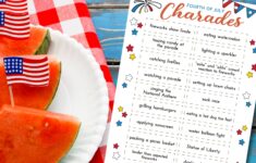 4th Of July Charades