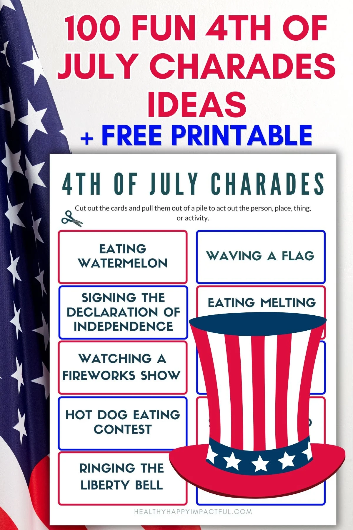 4th Of July Charades Ideas 4th Of July Charades Ideas