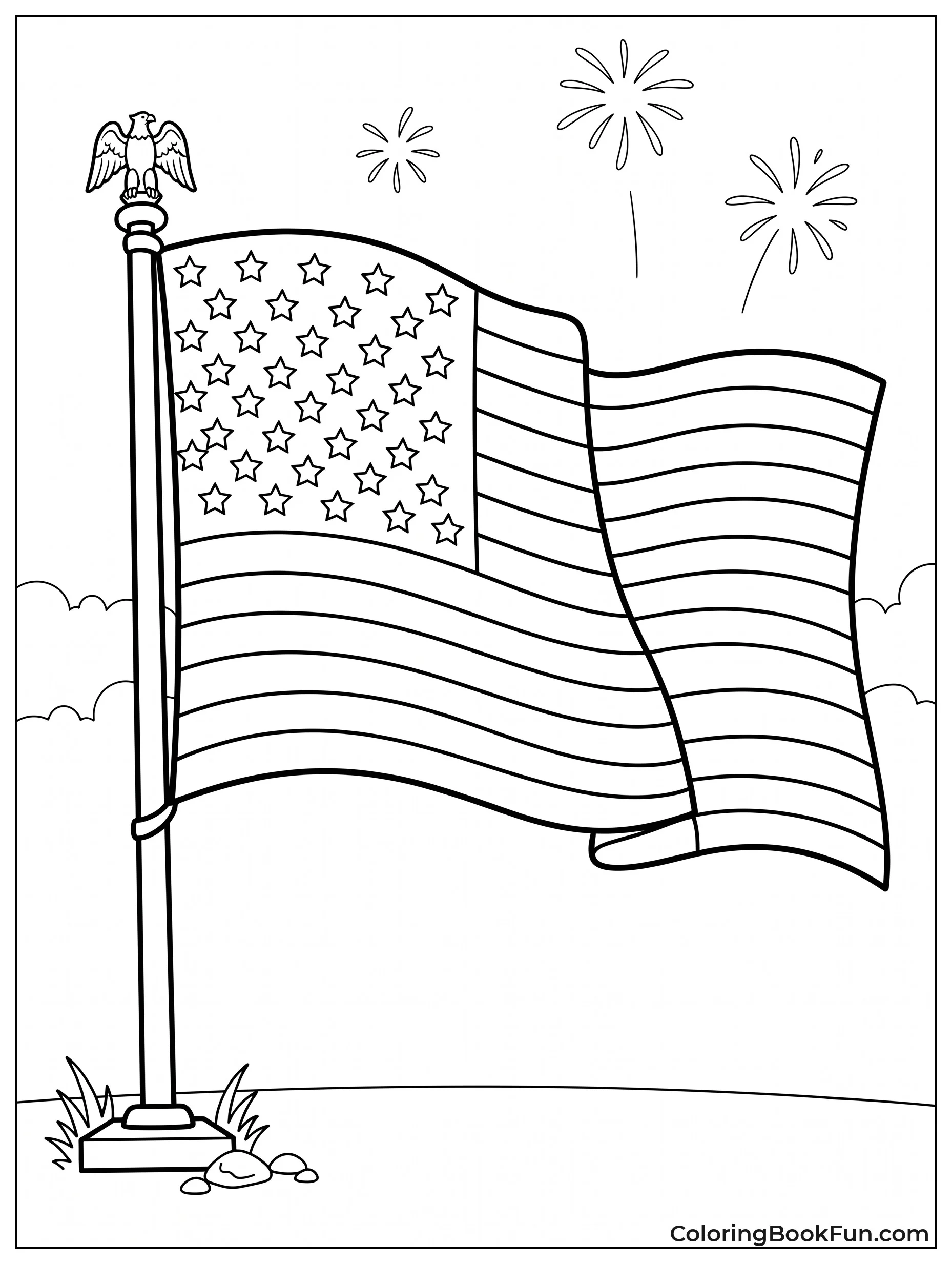 4th Of July Coloring Pages