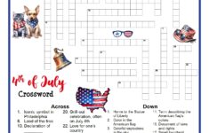 4th Of July Crossword Puzzles